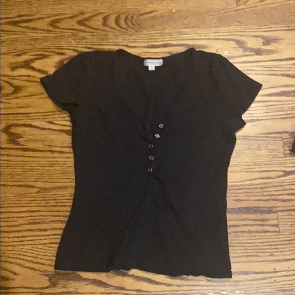 black button up